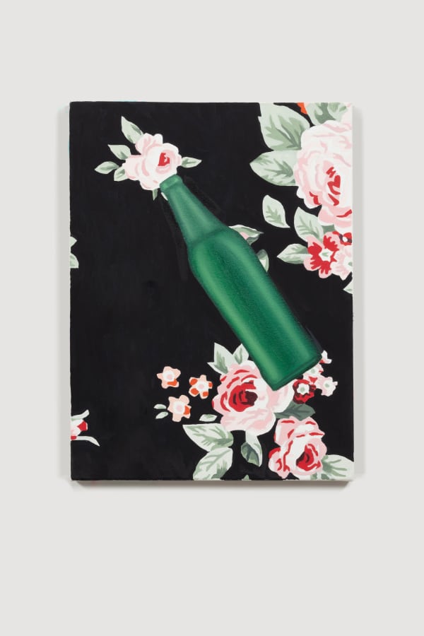 Alec Egan Bottle on Carpet, 2021 Oil on canvas 24 x 18 inches (60.96 x 45.72 cm)