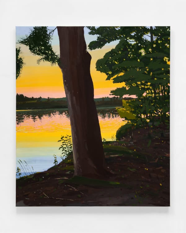 Keiran Brennan Hinton The White Pine, 2025 Oil on linen 70 x 60 inches (177.8 x 152.4 cm)