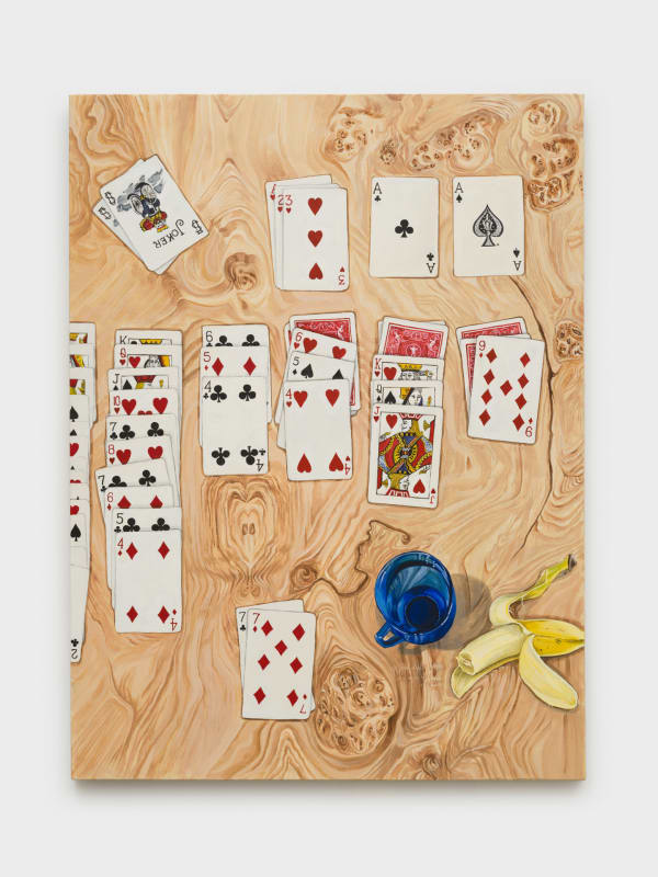 Hopie Hill Solitaire, 2024 Acrylic on linen 48 x 36 x 1 3/4 inches (121.9 x 91.4 x 4.4 cm)