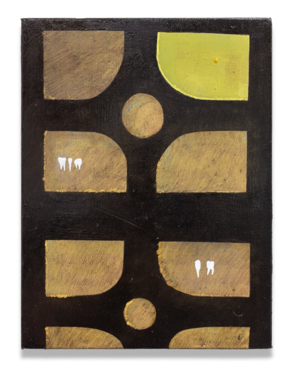 Kenny Rivero Five Teeth, 2020 Oil on canvas 12 x 9 inches (30.5 x 22.9 cm)