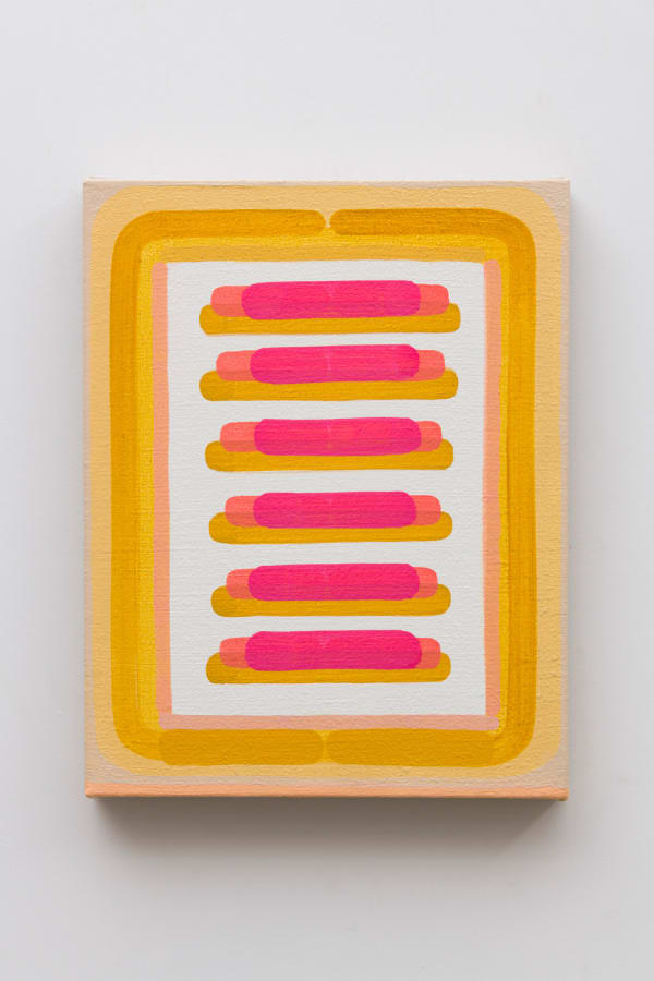 Lily Stockman Indian Dahlias, 2018 Oil on linen 14 x 11 inches