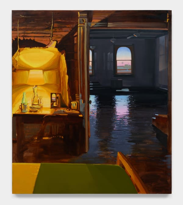 Keiran Brennan Hinton When the Sun Goes Down, 2024 Oil on linen 70 x 60 inches (177.8 x 152.4 cm)