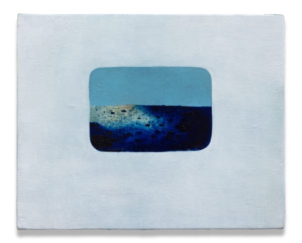 Kenny Rivero Swimming in the Babel, 2020 Oil on canvas stretched over panel. 8 x 10 in (20.3 x 25.4 cm)