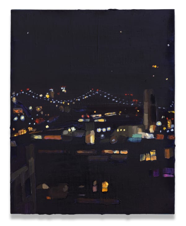 Keiran Brennan Hinton February 25th (Night), 2020 Oil on linen 10 x 8 in (25.4 x 20.3 cm)
