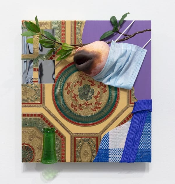 Miguel Ángel Payano Jr. Safe Space, 2020 Mixed media 12 × 11 × 3½ in. (30.5 × 27.9 × 8.9 cm)