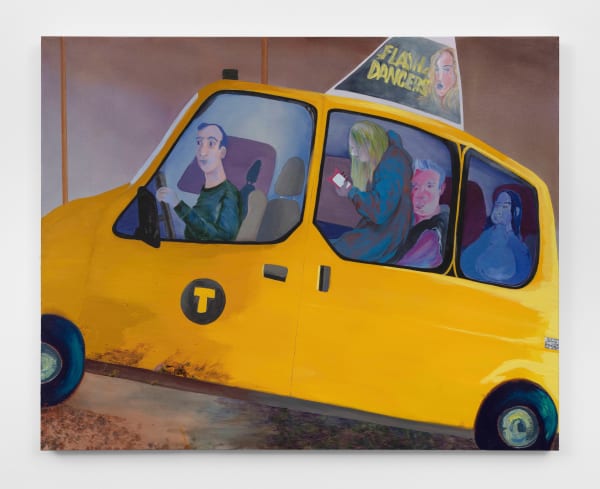 Maggie Ellis Flash Dancers, 2021 Oil on canvas 36 × 45 inches (91.4 × 114.3 cm)