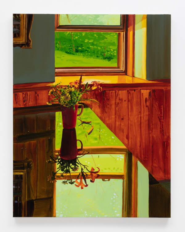 Keiran Brennan Hinton Tiger Lilies, 2023 Oil on linen 54 x 42 inches (137.2 x 106.7 cm)