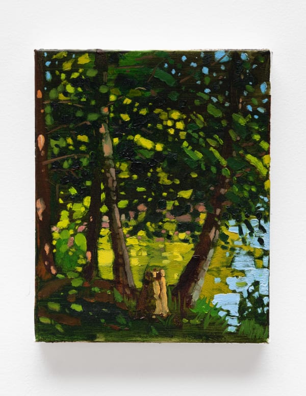 Keiran Brennan Hinton Afternoon Lake, 2023 Oil on canvas 10 x 8 inches (25.4 x 20.3 cm)