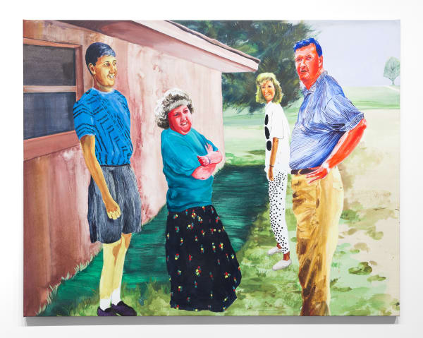 Maggie Ellis Clubhouse 1, 2019 Acrylic on canvas 39 x 50 in (99.1 x 127 cm)