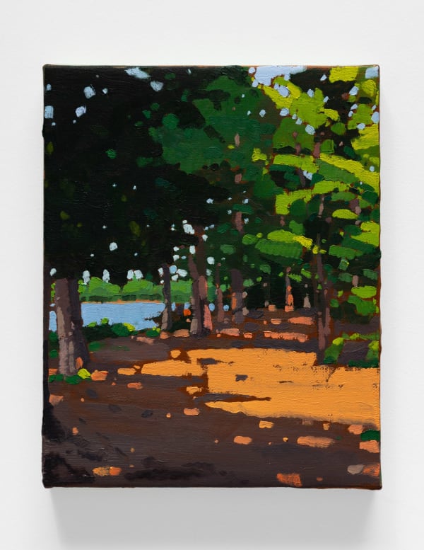 Keiran Brennan Hinton Pine Needle Ground, 2025 Oil on linen 10 x 8 inches (25.4 x 20.3 cm)