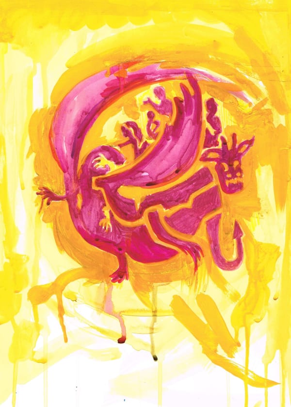 The Children Come (Yellow & Pink) by Charlie Kirkham