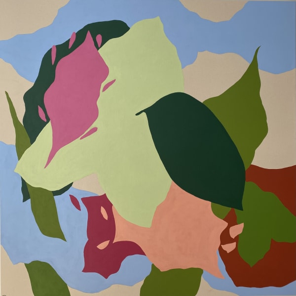 Maggie Perrin-Key, Pink and Green Porch, West Window, 2021