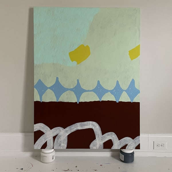 Hannah Surace, Study in Cornflower, 2021