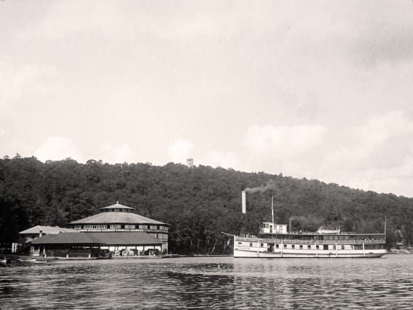 Iroquois Approaching Bigwin Inn, Lake of Bays, Ontario