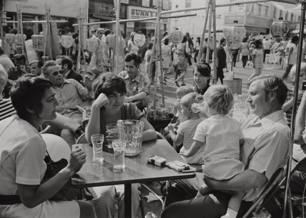 Patio Scene, Yonge St., Toronto