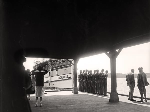 Iroquois Arriving at Bigwin Inn, Lake of Bays, Ontario