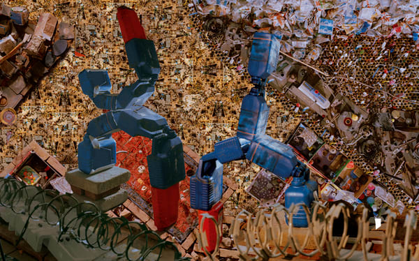 Vivan Sundaram, Barricade (with Props), 2008