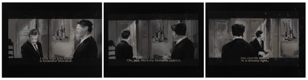 Atul Dodiya, Still from La Dolce Vita - I to III, 2017-18