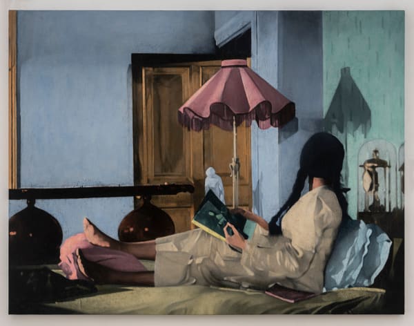 Atul Dodiya, Anuradha with sprained ankle, 2020-2022