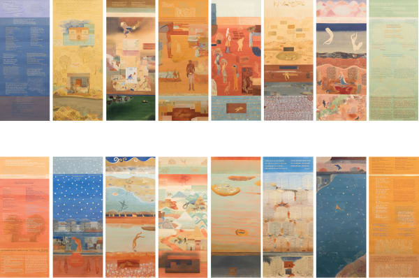 Nilima Sheikh, Terrain: Carrying Across Leaving Behind, 2016-2017