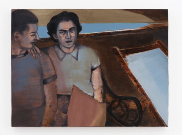 Anju Dodiya, By the sea, 2023