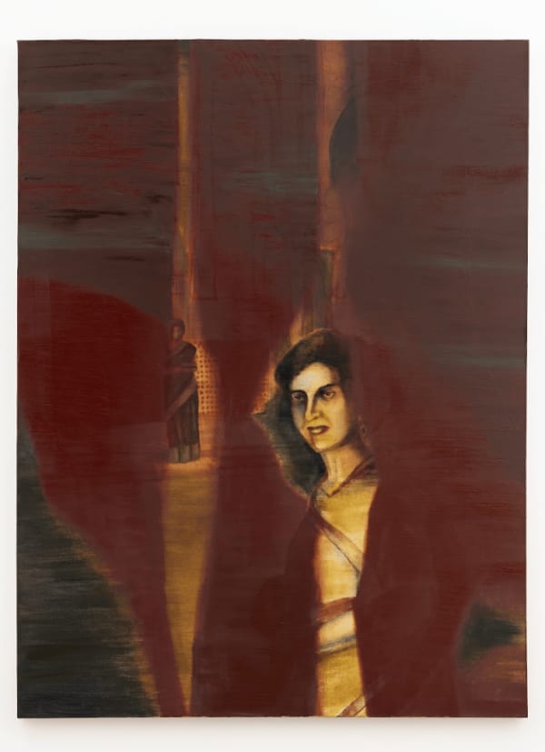 Anju Dodiya, Behind the Veil , 2023