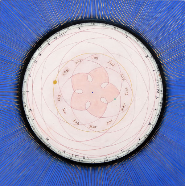 Desmond Lazaro, The Venus Pentagram, After Giovanni Domenico Cassini 1771 & James Ferguson 1799, 2020-2021