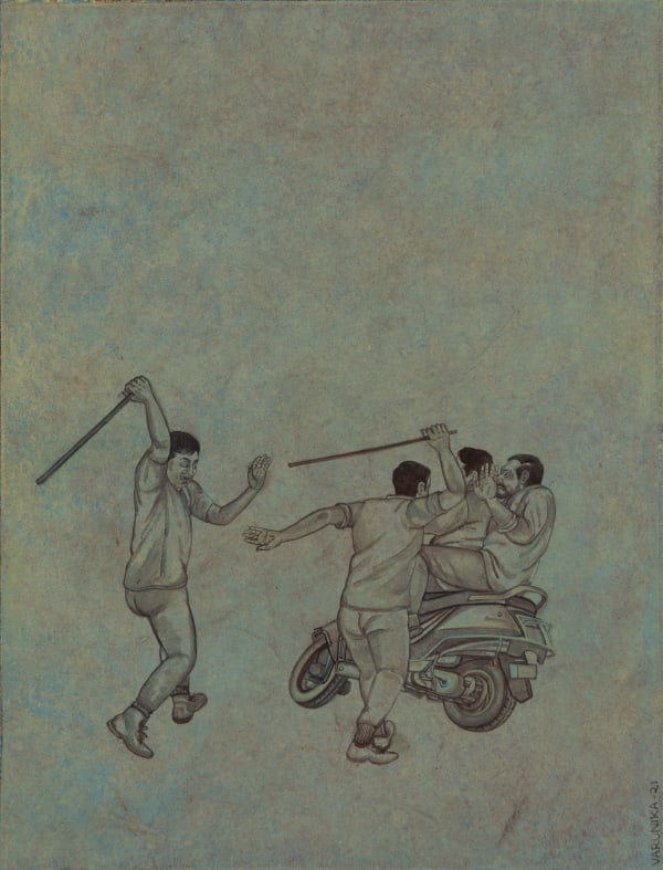 Varunika Saraf, Miasma III (a series of 12 works), 2021