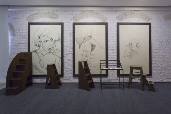 Anju Dodiya, Altar for Erasures, 2012