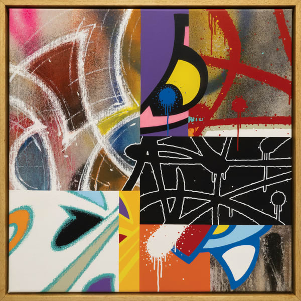 Fifty Fifty 12, 2022 Acrylic on canvas 50 x 50 cm