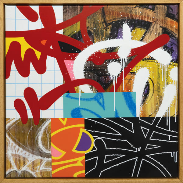 Fifty Fifty 15, 2022 Acrylic on canvas 50 x 50 cm