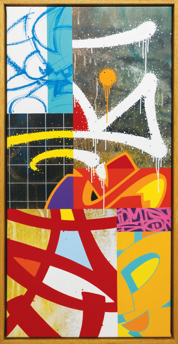 Skywalker 2, 2022 Acrylic on canvas 80 x 40 cm