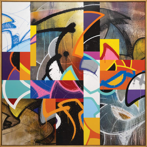 Inception 1, 2022 Acrylic on canvas 120 x 120 cm