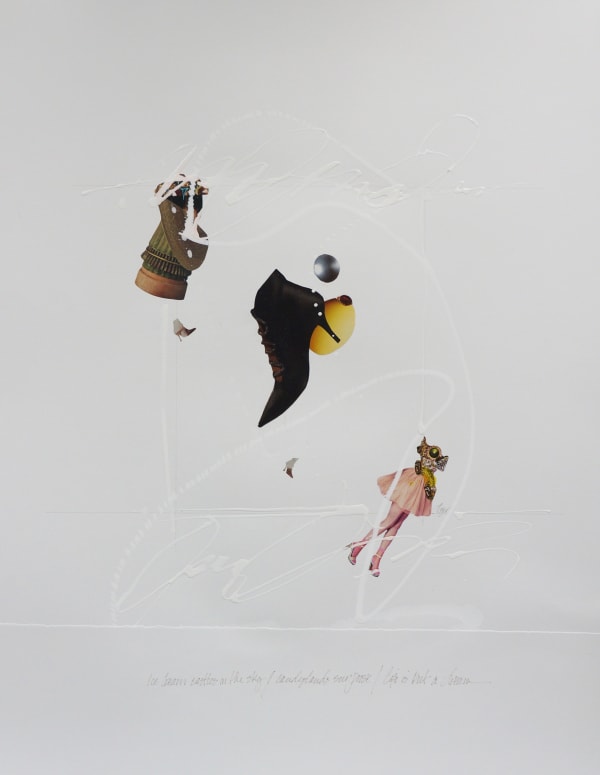 Eve Ozer Life is but a dream, 2020 Collage 28.5 x 22.5" 33.25 x 28.75" framed