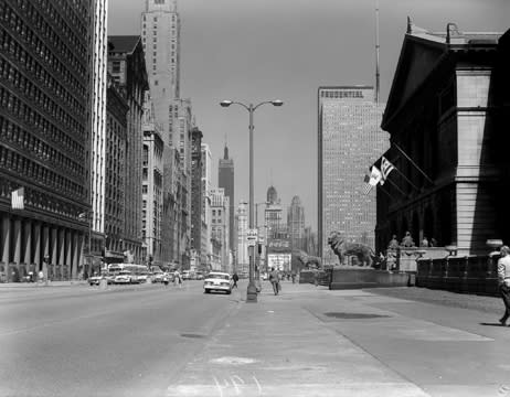 John Hendry, 194 Michigan Ave Looking N 1958, 1958
