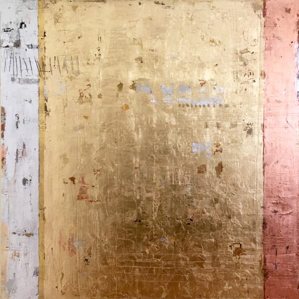 Takefumi Hori Gold No. 57 Mixed media on canvas 48 x 48 unframed