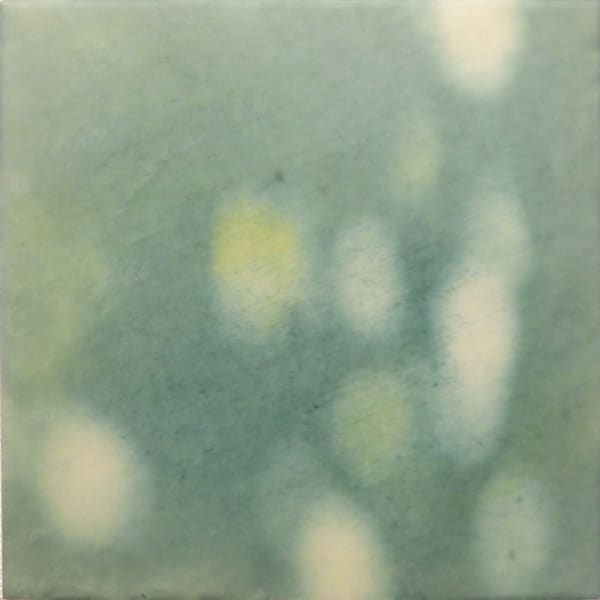 Jane Guthridge The Color of the Sky Reflected on Water 3 Archival Inkjet, Encaustic, and Prismacolor on Panel 12 x 12" unframed
