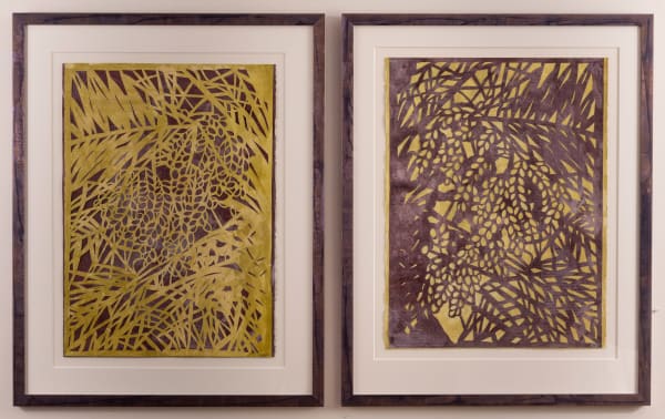 Cynthia Weiss, And of course, dates (Diptych), 2024