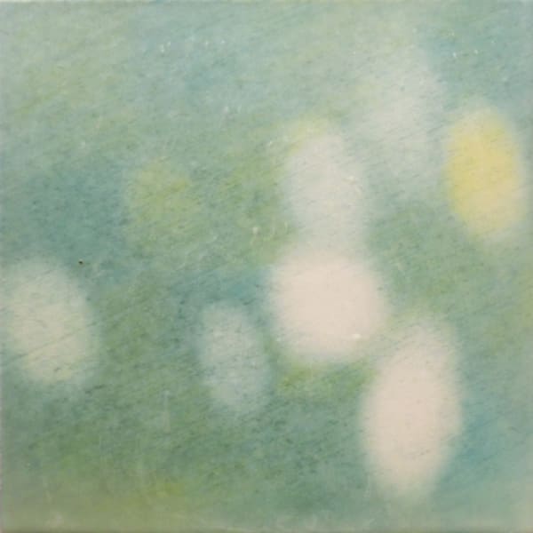 Jane Guthridge The Color of the Sky Reflected on Water 4 Archival Inkjet, Encaustic, and Prismacolor on Panel 12 x 12" unframed