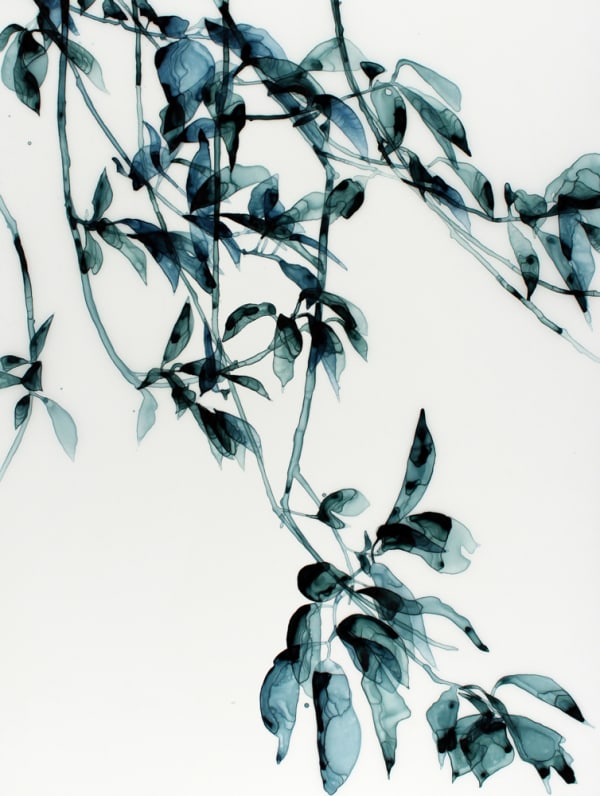 Jackie Battenfield Thyme-scented Acrylic on mylar 30 x 40 unframed