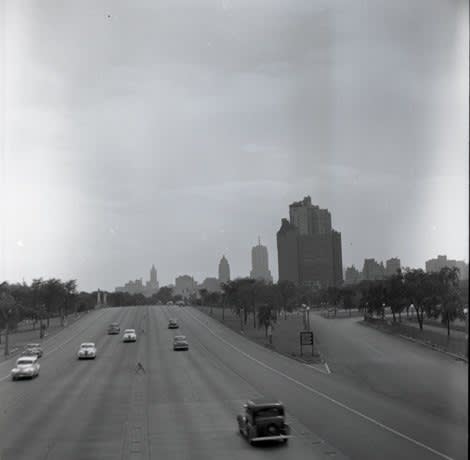 John Hendry, 385 Looking South on LSD from North Ave Bridge, 1947
