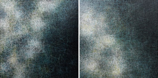 Cynthia Bjorn, Bracing for Impact (diptych), 2022