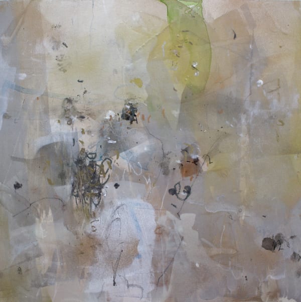 Ahavani Mullen Seedling No. 7 Mixed Media on panel 16 x 16" unframed