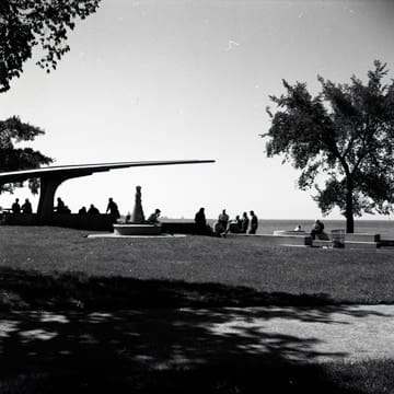 John Hendry, P-636 Chess Pavilion Near North Ave, 1965