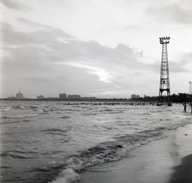 John Hendry, F-656 Montrose Beach Looking North, 1955