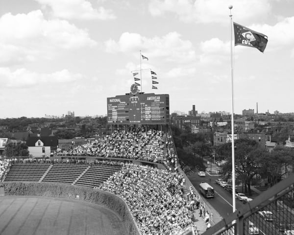 John Hendry, I-780 Wrigley Bleachers, 1958