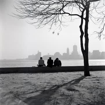 John Hendry, E-614 Skyline from North Ave, 1954