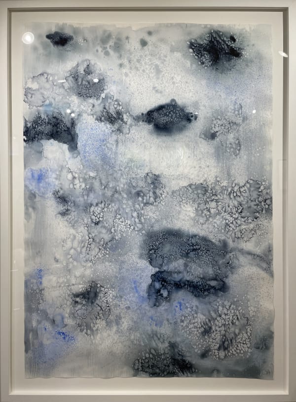 Allison Svoboda Water Ways, 2021 Watercolor on paper 72 x 52" 79.25 x 56" framed