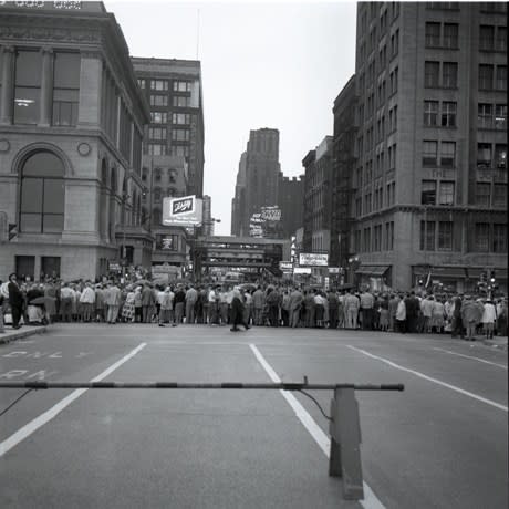 John Hendry, I-654 Parade on Michigan Ave at Randolph Street, 1958