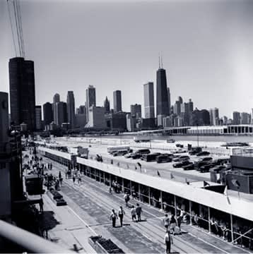 John Hendry, 17-780 From Navy Pier looking NW, 1992